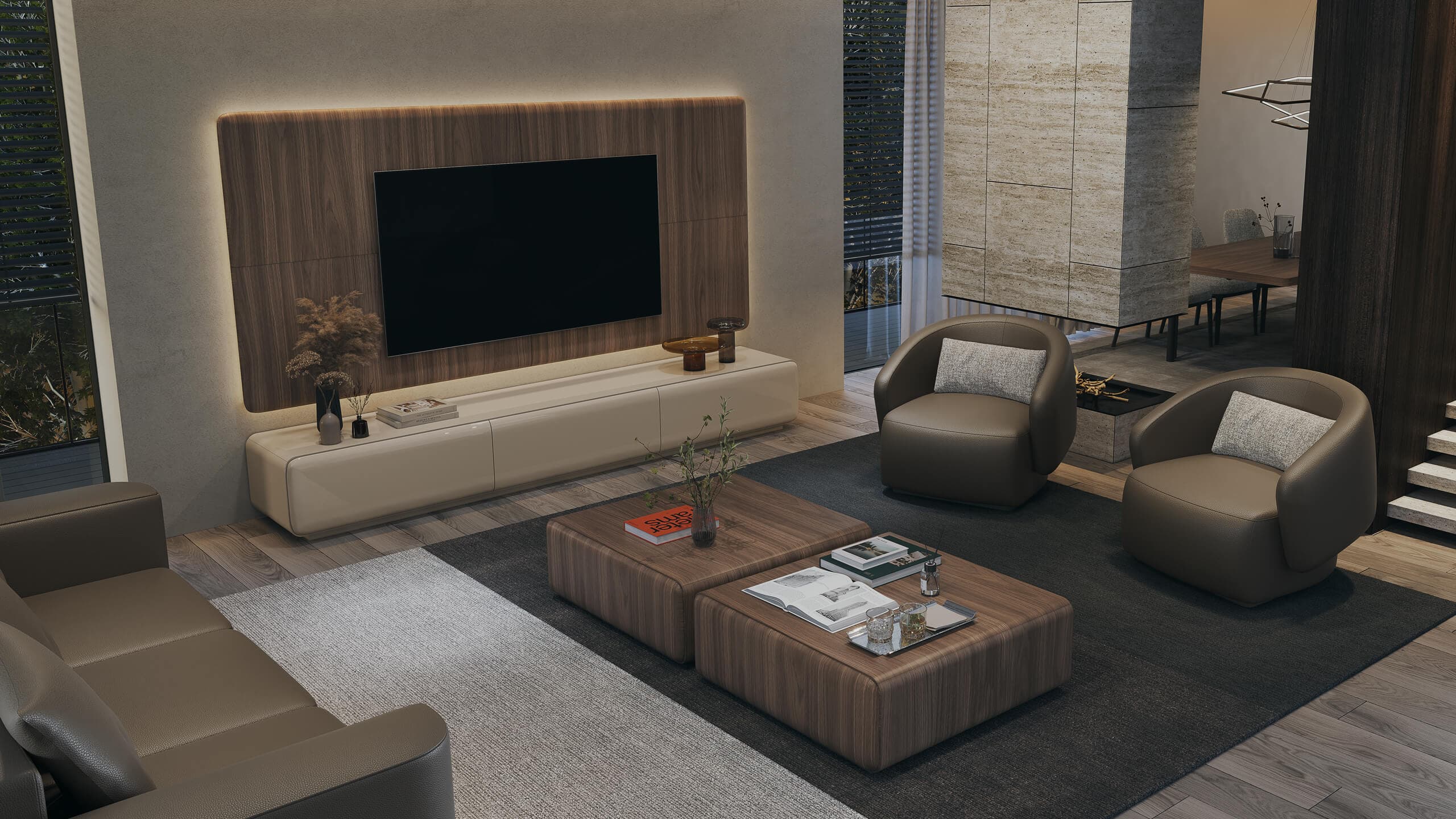 Interior contemporâneo Lucílio